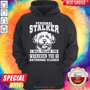 Personal Stalker - Maltese Dog Costume Hoodie- Design By Handstee.com