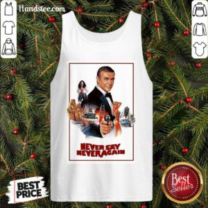 Nice Sean Connery James Bond 007 Never Say Never Again Tank Top- Design By Handstee.com