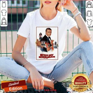 Nice Sean Connery James Bond 007 Never Say Never Again V-neck- Design By Handstee.com