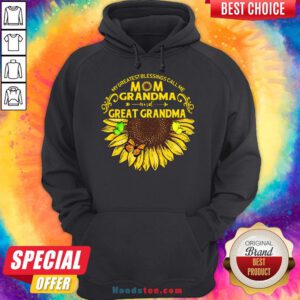 Nice Sunflower My Greatest Blessings Call Me Mom Grandma Great Grandma Sweatshirt- Design By Handstee.com