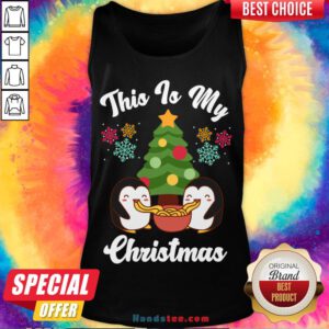 Nice This Is My Penguin Christmas Tank Top- Design By Handstee.com