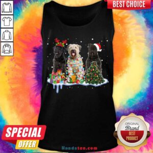 Bouvier Des Flandres Christmas Tank-Top- Design By Handstee.com