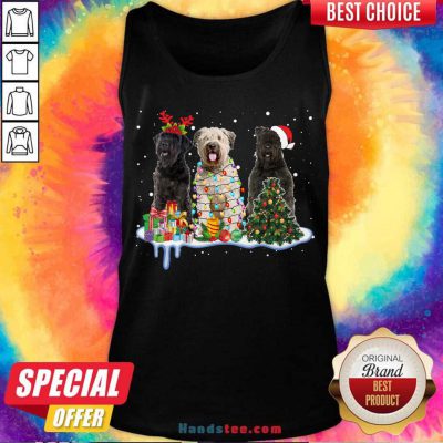 Bouvier Des Flandres Christmas Tank-Top- Design By Handstee.com