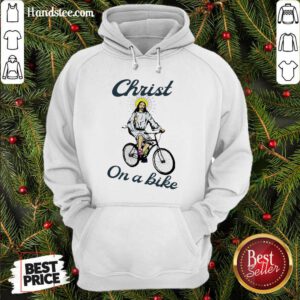 Official Christ On A Bike Lord Risen Jesus God Church Hoodie- Design By Handstee.com