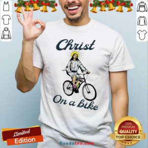 Official Christ On A Bike Lord Risen Jesus God Church Shirt- Design By Handstee.com