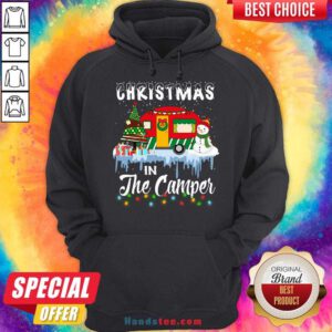 Christmas In The Camper Family Cute Funny Tee Camping Lover Xmas Trip Hoodie- Design By Handstee.com