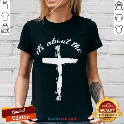 It’s About The Cross V-neck- Design By Handstee.com