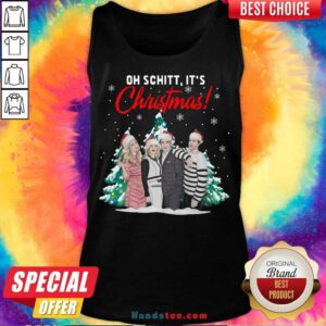 Official Oh Schitt It’s Christmas Creek Tree Tank-Top- Design By Handstee.com