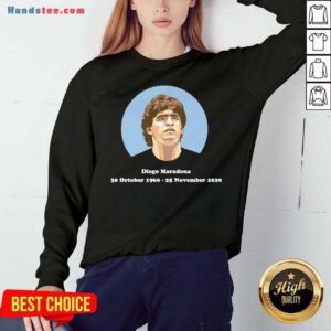 RIP Diego Maradona 30 10 1960 – 25 11 2020 Signature Sweatshirt- Design By Handstee.com