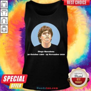 RIP Diego Maradona 30 10 1960 – 25 11 2020 Signature Tank-Top- Design By Handstee.com