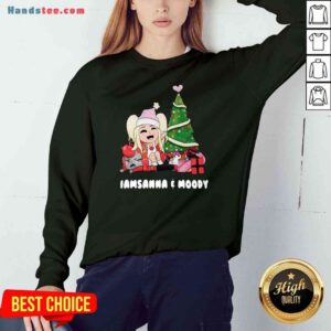 Official Sanna Iamsanna E Moody Christmas Sweatshirt- Design By Proposetees.com