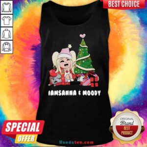 Official Sanna Iamsanna E Moody Christmas Tank-Top- Design By Proposetees.com