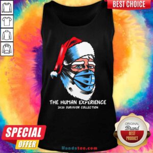 Official Santa Claus Face Mask The Human Experience 2020 Survivor Collection Tank-Top- Design By Handstee.com