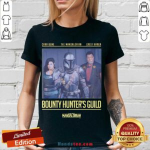 Cara Dune The Mandalorian Greef Karga Bounty Hunters Guild V-neck- Design By Handstee.com
