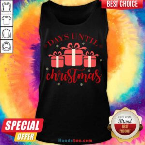 Original Days Until Christmas Countdown Gift For The Holidays Tank-Top- Design By Handstee.com