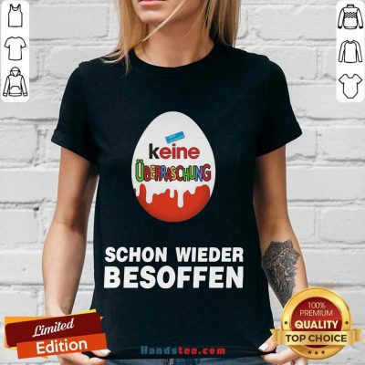 Keine Überraschung Schon Wieder Besoffen V-neck- Design By Handstee.com
