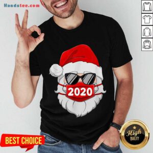 Original Santa With Face Mask 2020 Christmas Shirt- Design By Handstee.com