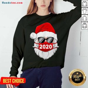 Original Santa With Face Mask 2020 Christmas Sweatshirt- Design By Handstee.com