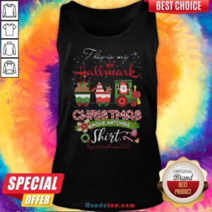 Original This Is My Hallmark Movie Christmas Watching Quarantined 2020 Tank-Top- Design By Proposetees.com