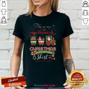 Original This Is My Hallmark Movie Christmas Watching Quarantined 2020 V-neck- Design By Proposetees.com