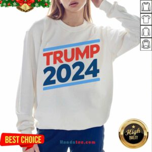 Original Trump 2024 Retro Crew Neck Sweatshirt- Design By Handstee.com