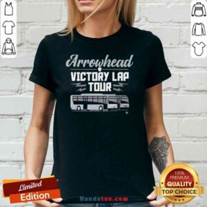 Perfect Arrowhead Victory Lap Tour Bus V-neck- Design By Proposetees.com