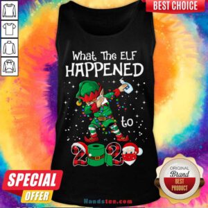 Christmas 2020 Elf What The Elf Happened To 2020 Xmas Tank-Top- Design By Handstee.com
