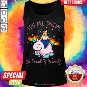 Perfect Chubby Girl And Unicorn You Are Special Be Proud Of Yourself Tank Top- Design By Handstee.com