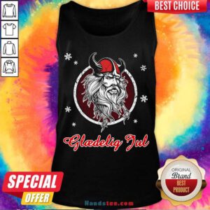Viking Glaedelig Ful Tank-Top- Design By Handstee.com