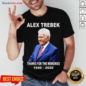 Premium Alex Trebek Thanks For The Memories 1940 2020 RIP Shirt- Design By Handstee.com
