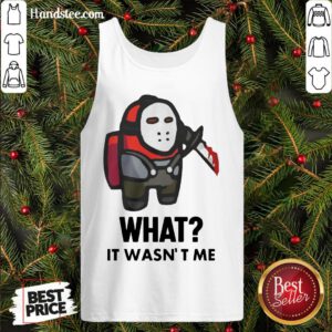 Premium Among Us Michael Myers Imposter What It Wasn’t Me Tank Top- Design By Handstee.com