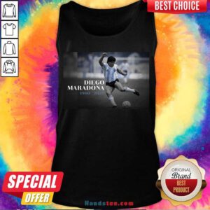 Diego Maradona 1960 2020 RIP Legend Never Die Signature Tank-Top- Design By Handstee.com