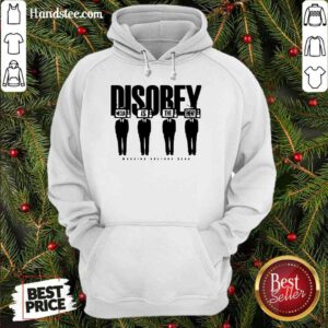Premium Disobey Media Is The Enemy Hoodie- Design By Proposetees.com