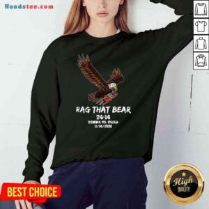 Premium Eagle Rag That Bear 24 – 14 Usmma Vs.uscga Sweatshirt- Design By Proposetees.com