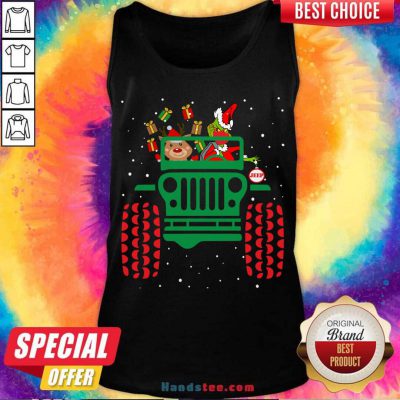 Grinch Wearing Face Mask Ugly Christmas Gift Tank-Top- Design By Handstee.com
