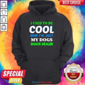 I Used To Be Cool Now I’m Just My Dogs Snack Dealer Hoodie- Design By Handstee.com