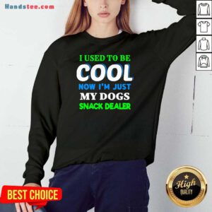 I Used To Be Cool Now I’m Just My Dogs Snack Dealer Sweatshirt- Design By Handstee.com