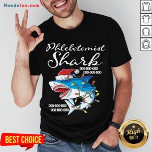 Premium Phlebotomist Shark Doo Doo Doo Shirt- Design By Handstee.com