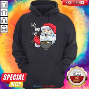 Premium Santa Ramen Noodles Shirt Christmas Japanese Noodles Hoodie- Design By Proposetees.com