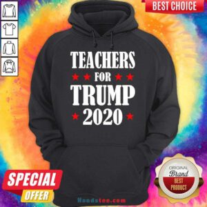 Premium Teachers Vote For Donald Trump 2020 Hoodie- Design By Handstee.com