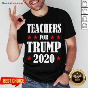 Premium Teachers Vote For Donald Trump 2020 Shirt- Design By Handstee.com