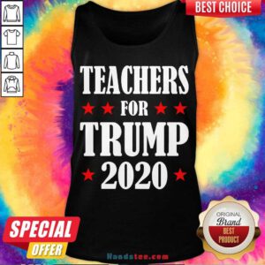 Premium Teachers Vote For Donald Trump 2020 Tank Top- Design By Handstee.com