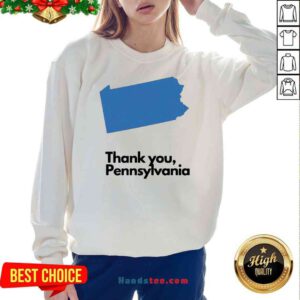 Premium Thank You Pennsylvania Sweatshirt- Design By Handstee.com