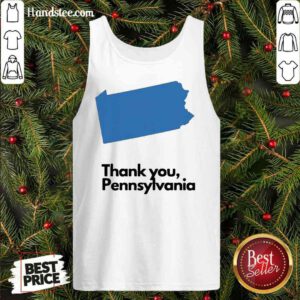 Premium Thank You Pennsylvania Tank-Top- Design By Handstee.com