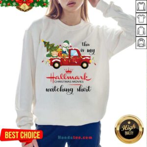 Premium This Is My Hallmark Christmas Movies Watching Sweatshirt- Design By Handstee.com