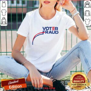 Premium Voter Fraud President 2020 America V-neck- Design By Handstee.com
