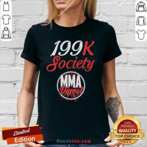 199K Society MMA Digest V-neck- Design By Handstee.com