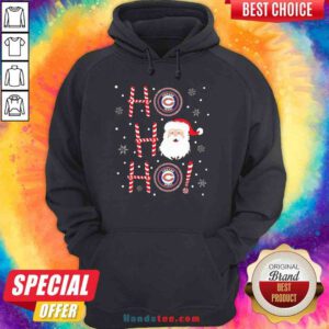 Pretty Chicago Bears Santa Claus Ho Ho Ho Christmas Hoodie- Design By Proposetees.com