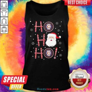 Pretty Chicago Bears Santa Claus Ho Ho Ho Christmas Tank-Top- Design By Proposetees.com