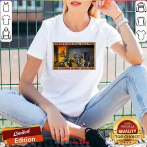 Pretty Everything WIll Kill You So Choose Someth- Design By Handstee.com ing Fun Poster V-neck